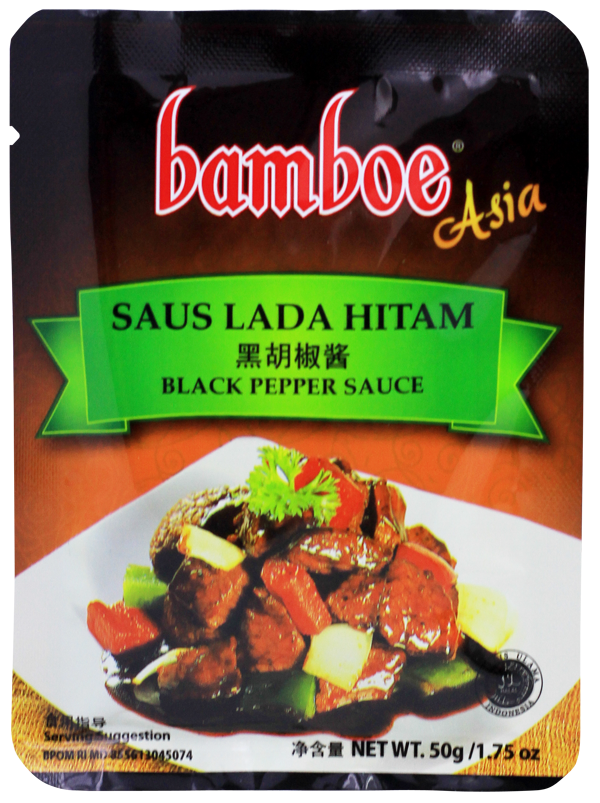 Bamboe Asia Saus Lada Hitam | Bumbu Asia | PT Halus Ciptanadi